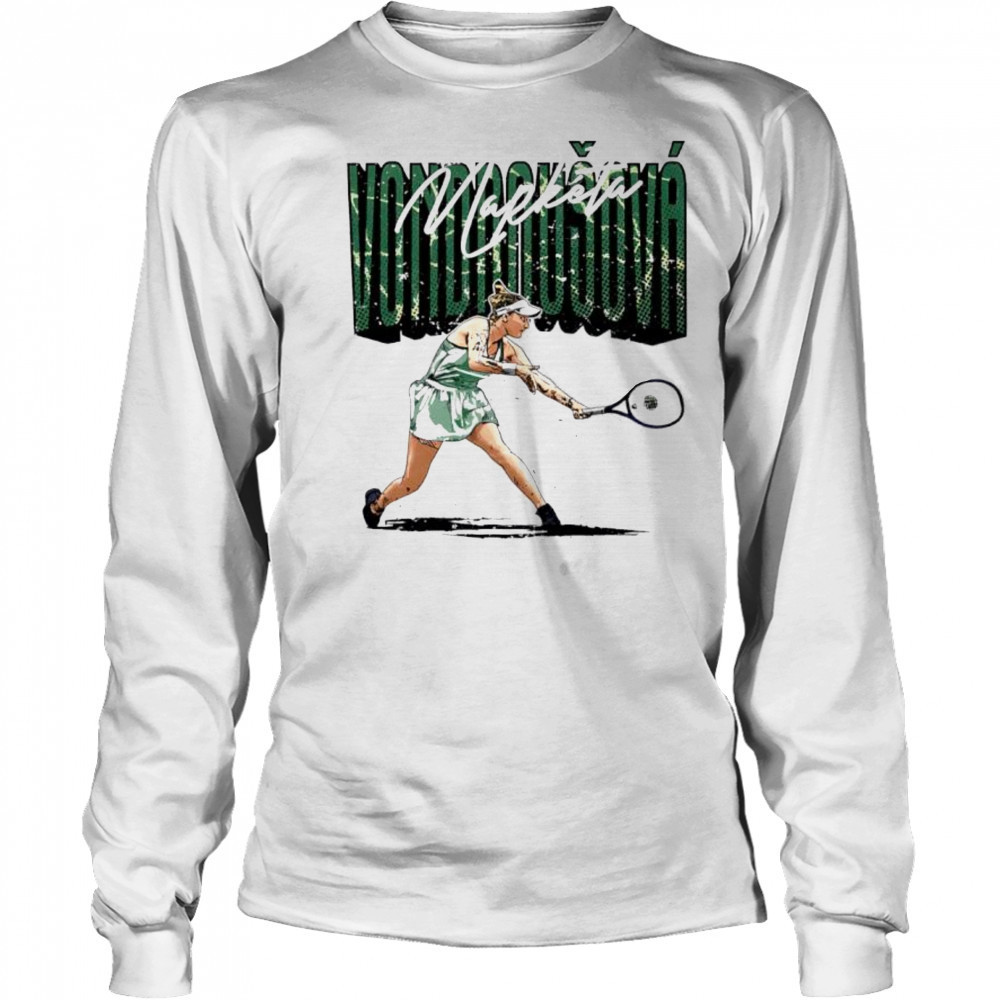 Marketa vondrousova player name shirt Long Sleeved
