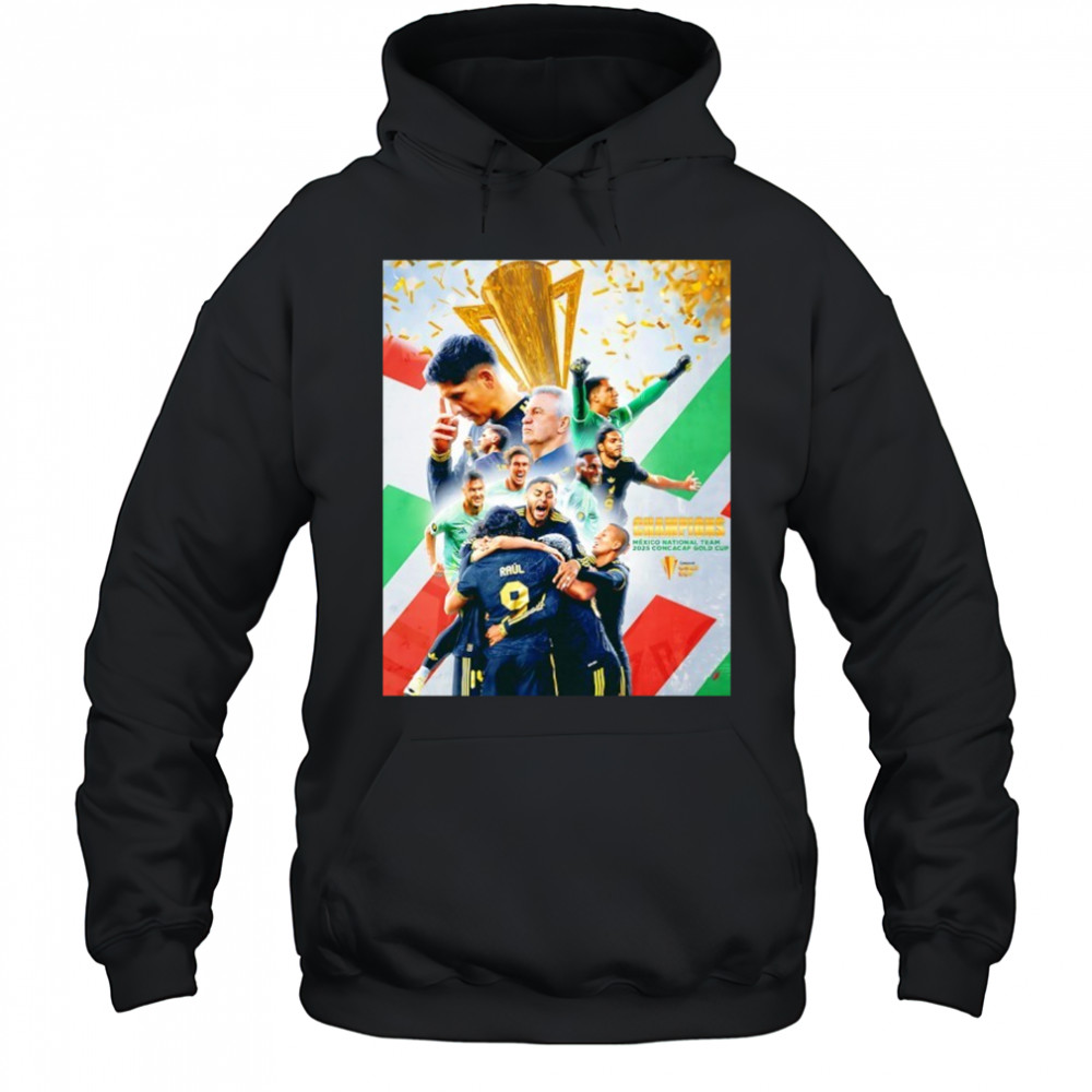 Mexico Crowned Gold Cup Champions 2025 shirt Hoodie