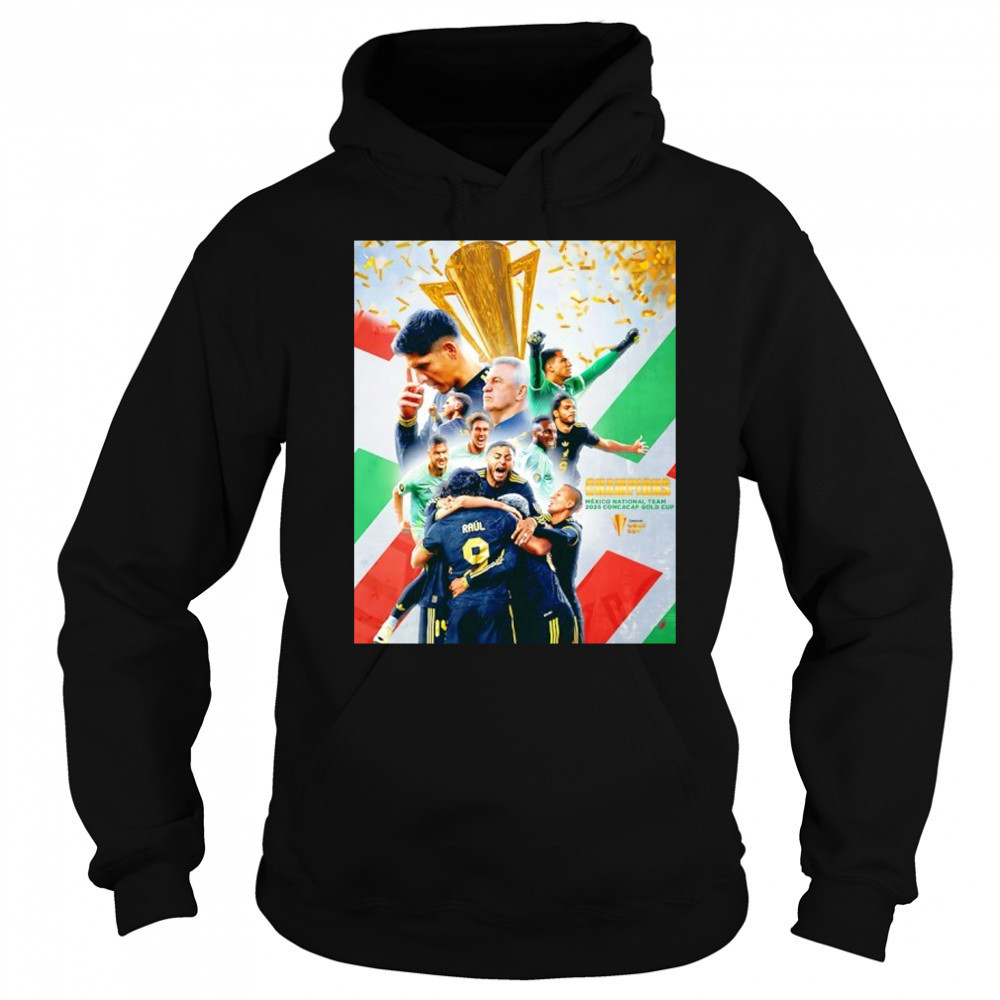 Mexico Crowned Gold Cup Champions 2025 shirt Sweatshirt