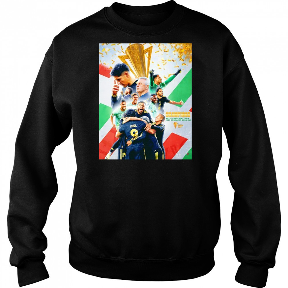 Mexico Crowned Gold Cup Champions 2025 shirt Hoodie