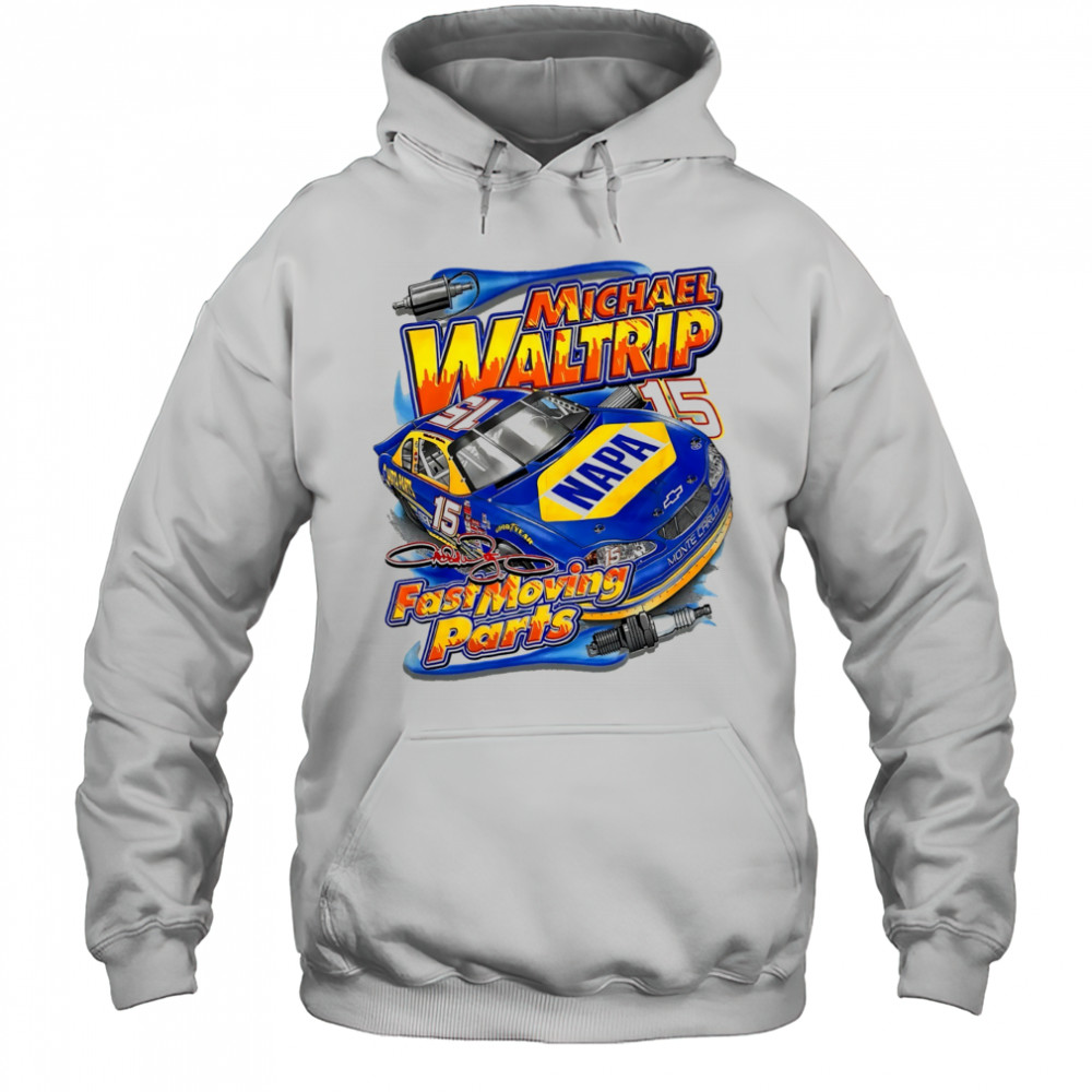 Michael Waltrip Fast Moving Parts signature shirt Hoodie