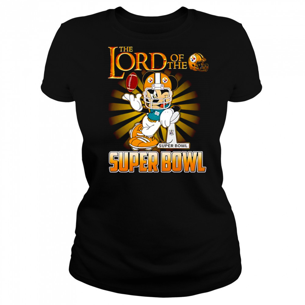 Mickey Mouse The Lord Of The Super Bowl Pittsburgh Steelers T-Shirt Women's T-shirt