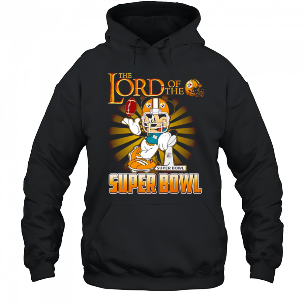Mickey Mouse The Lord Of The Super Bowl Pittsburgh Steelers T-Shirt Hoodie