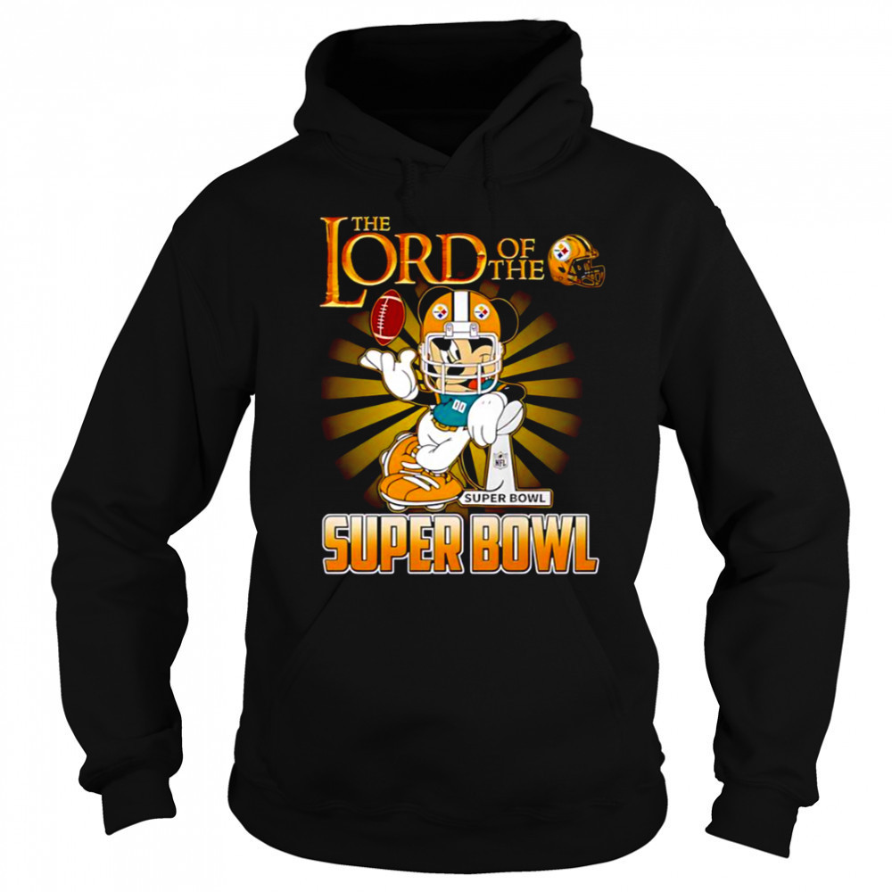 Mickey Mouse The Lord Of The Super Bowl Pittsburgh Steelers T-Shirt Sweatshirt