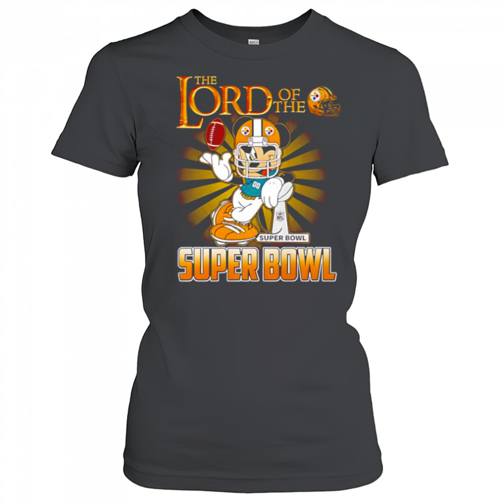 Mickey Mouse The Lord Of The Super Bowl Pittsburgh Steelers T-Shirt Women's T-shirt