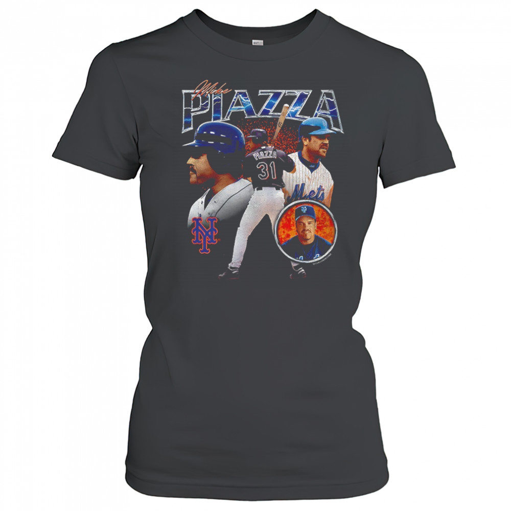 Mike Piazza New York Mets 2000 Subway Series 25th Anniversary Power shirt Women's T-shirt