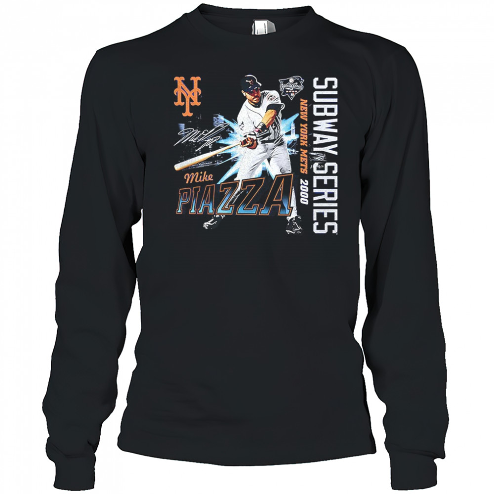 Mike Piazza New York Mets 2000 Subway Series 25th Anniversary shirt Long Sleeved