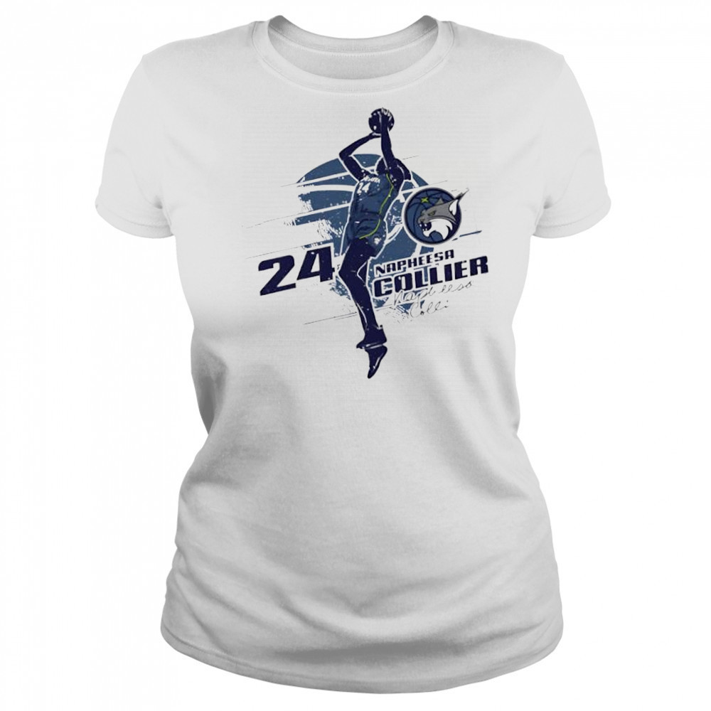 Napheesa collier Minnesota lynx silhouette shirt Women's T-shirt