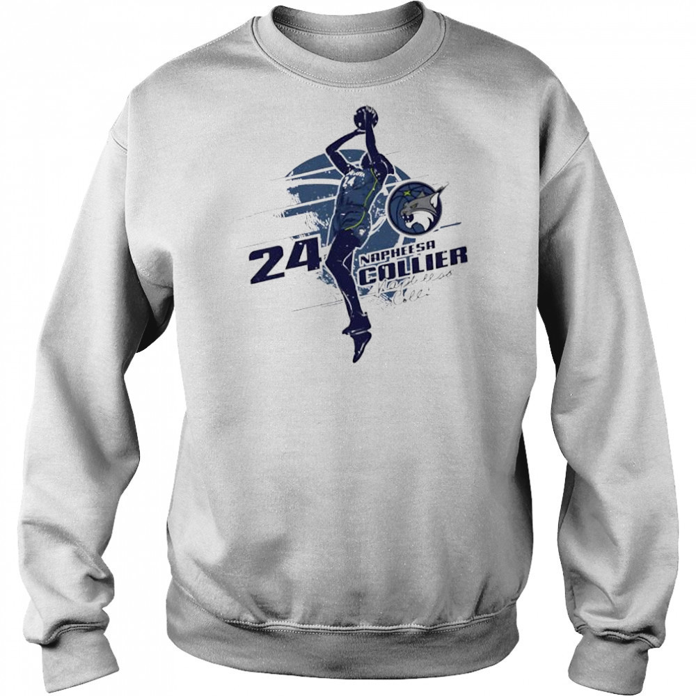 Napheesa collier Minnesota lynx silhouette shirt Hoodie