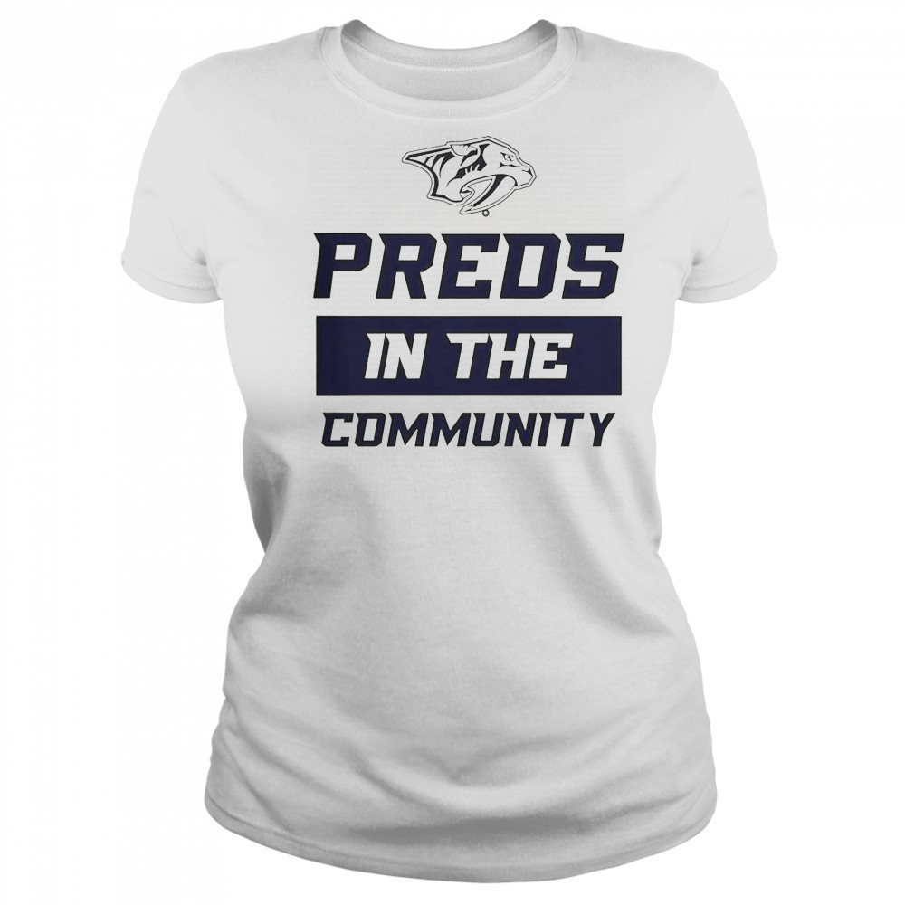 Nashville Predators Preds In The Community T-Shirt Women's T-shirt