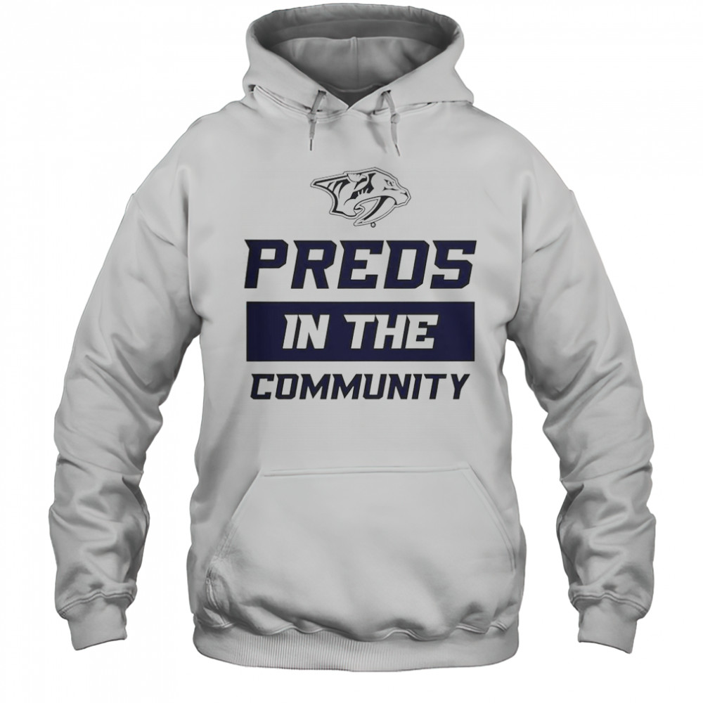 Nashville Predators Preds In The Community T-Shirt Hoodie