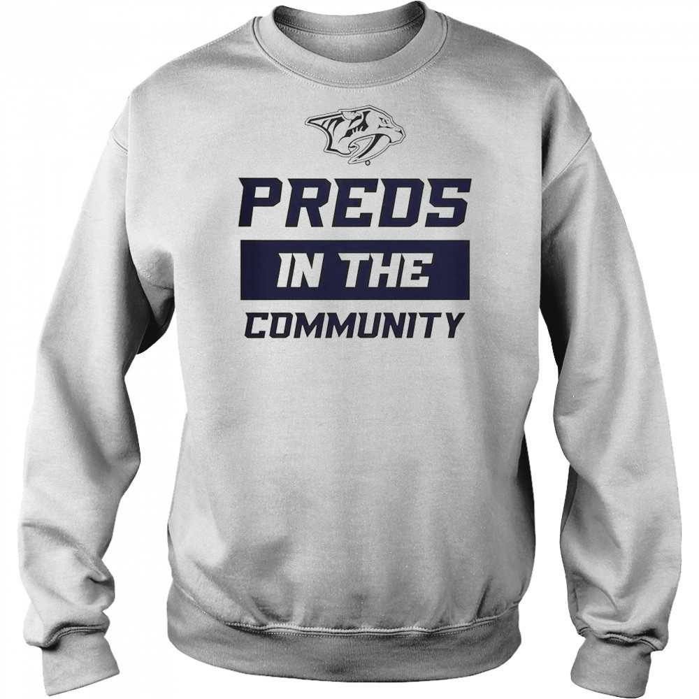 Nashville Predators Preds In The Community T-Shirt Hoodie