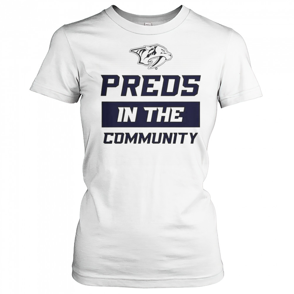 Nashville Predators Preds In The Community T-Shirt Women's T-shirt