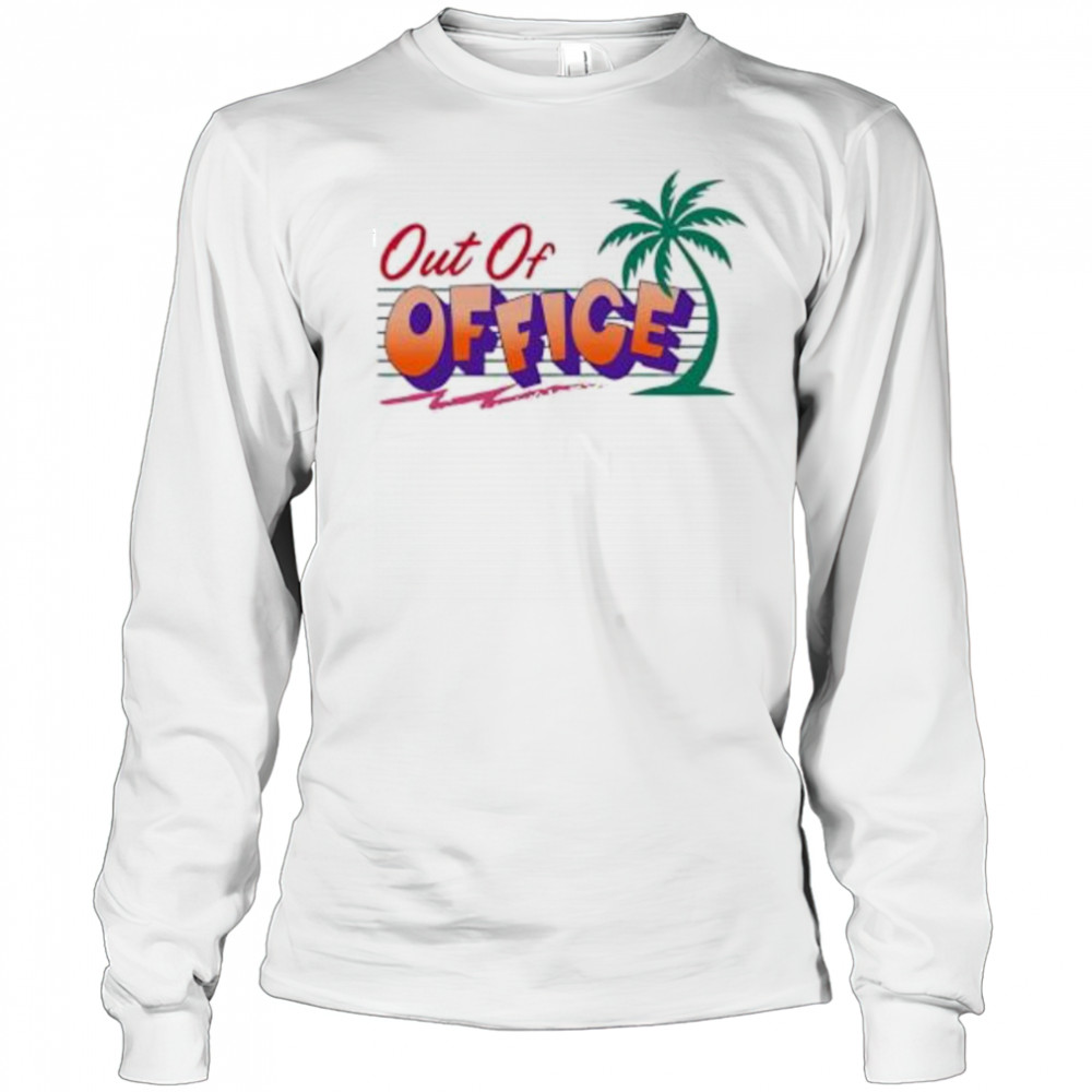 Out of office tropical shirt Long Sleeved
