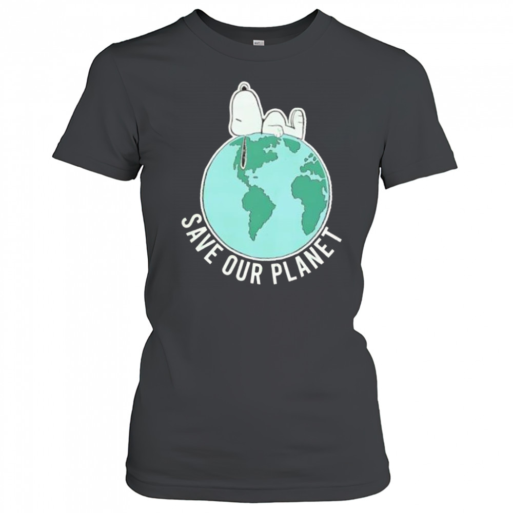 Peanuts Snoopy Save Our Planet shirt Women's T-shirt