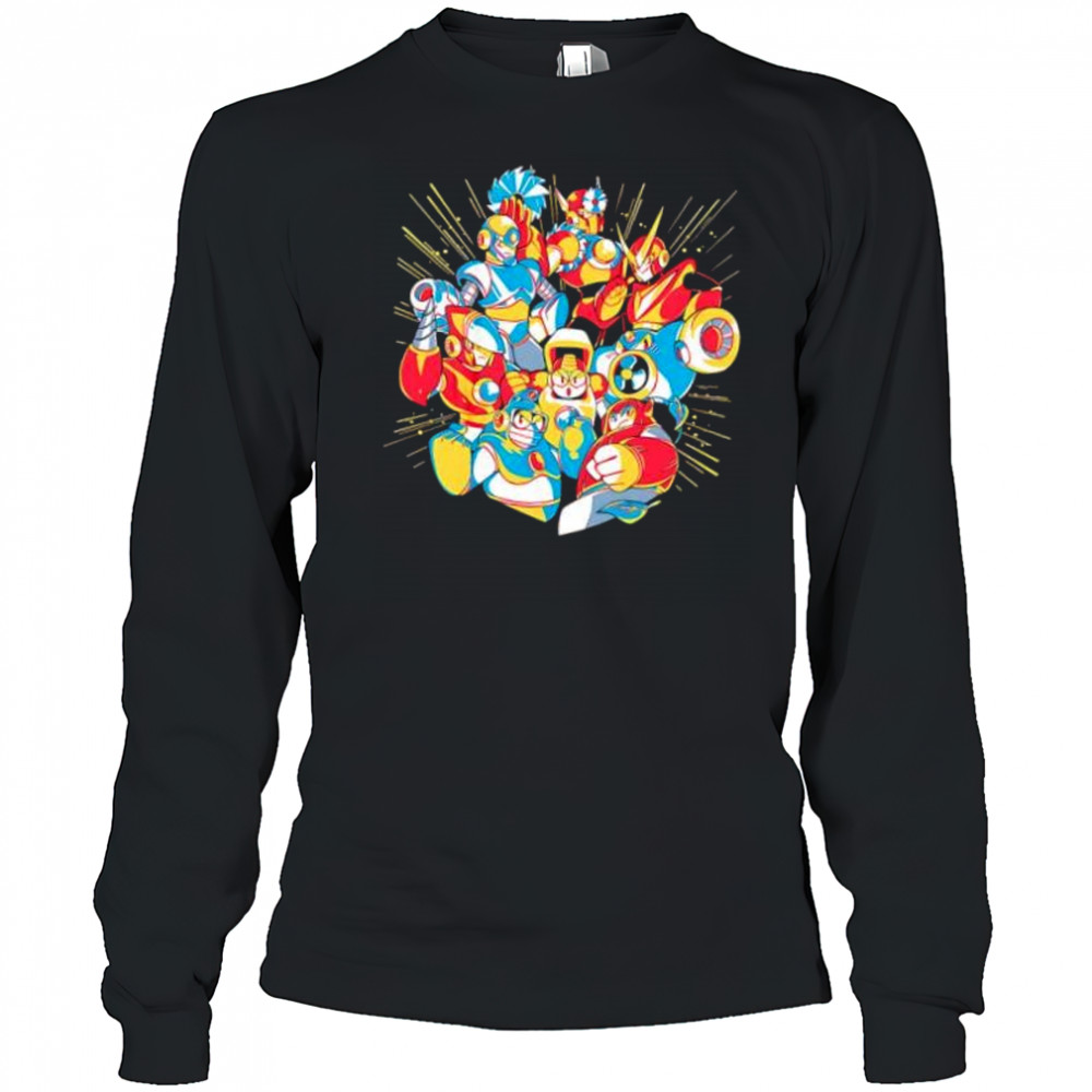 Robot Masters Redux Mega Man shirt Long Sleeved