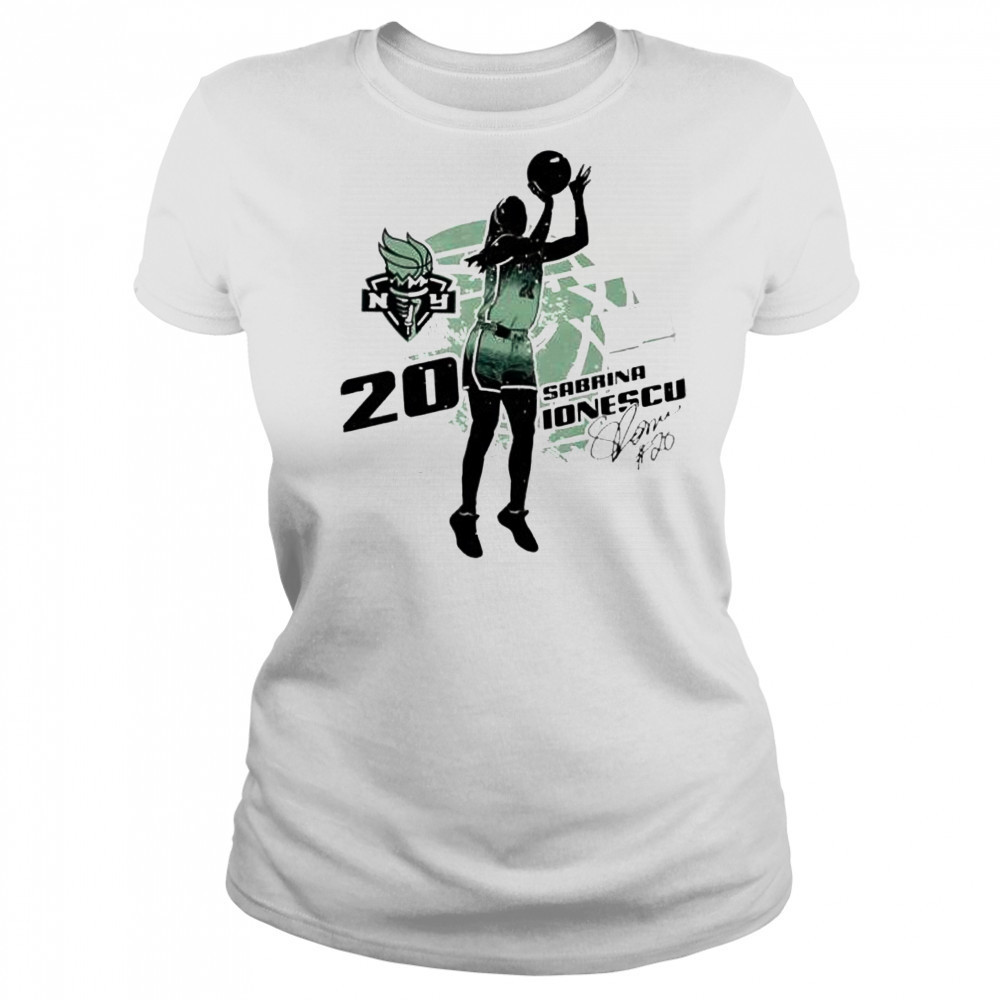 Sabrina ionescu new york liberty silhouette shirt Women's T-shirt