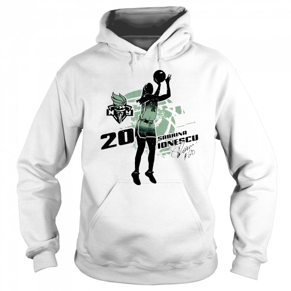 Sabrina ionescu new york liberty silhouette shirt Sweatshirt