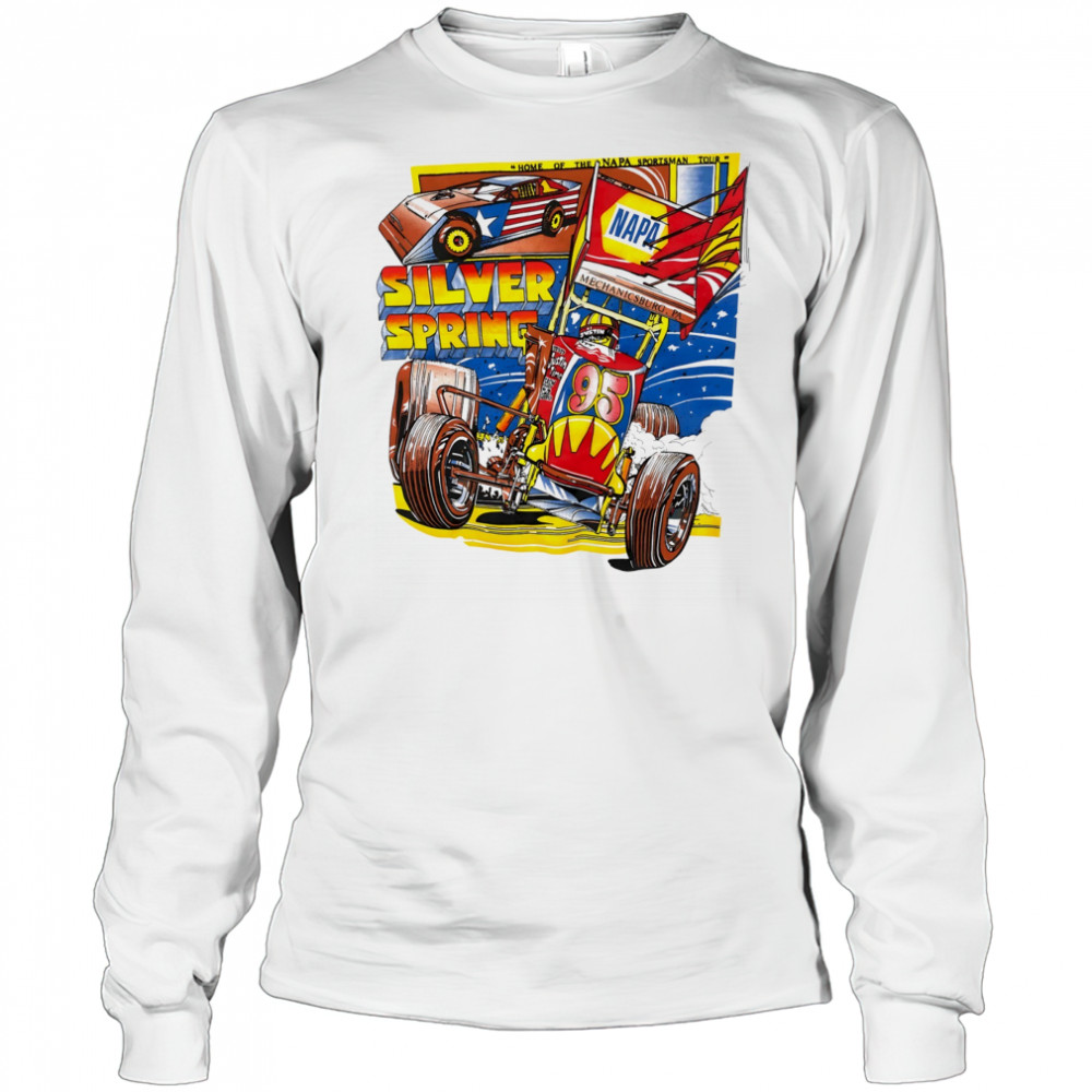 Silver Spring Speedway Sprint Car 90s Racing Car shirt Long Sleeved