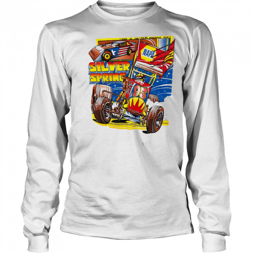 Silver Spring Speedway Sprint Car 90s Racing Car shirt Long Sleeved