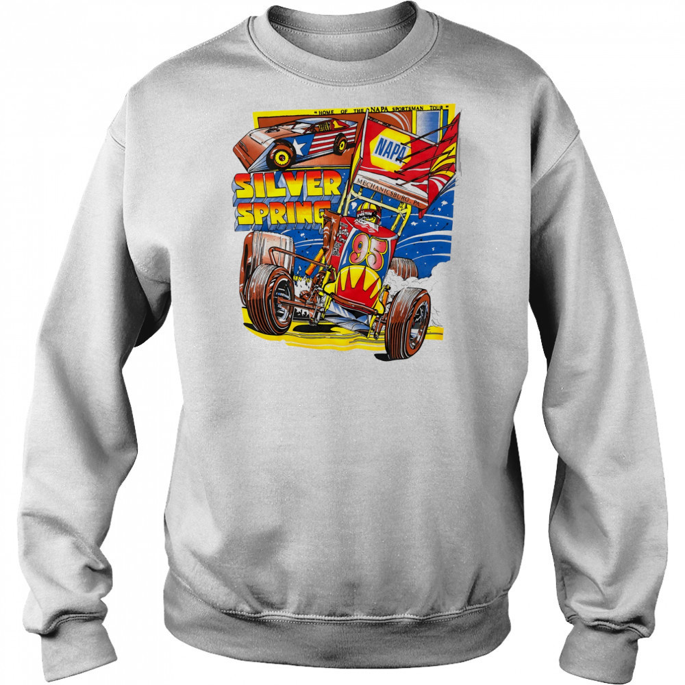 Silver Spring Speedway Sprint Car 90s Racing Car shirt Hoodie