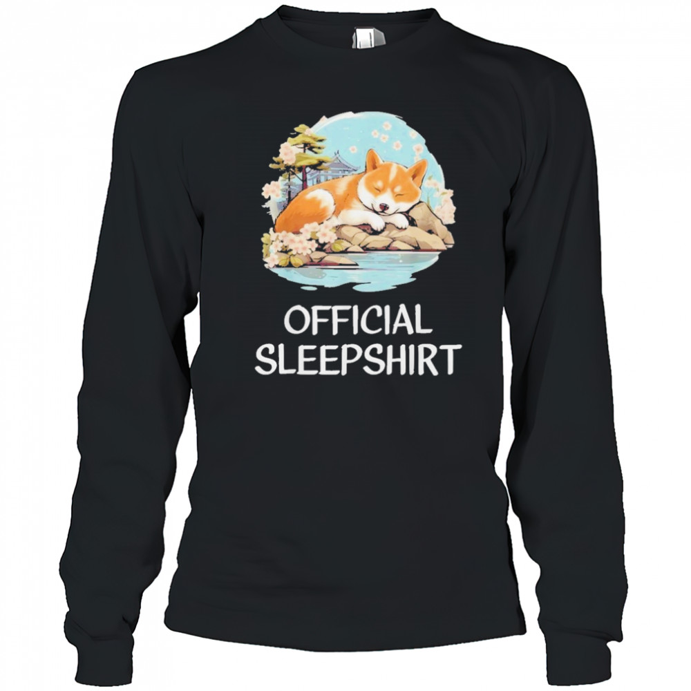 Sleepshirt Shiba Inu Pajama T-Shirt Long Sleeved