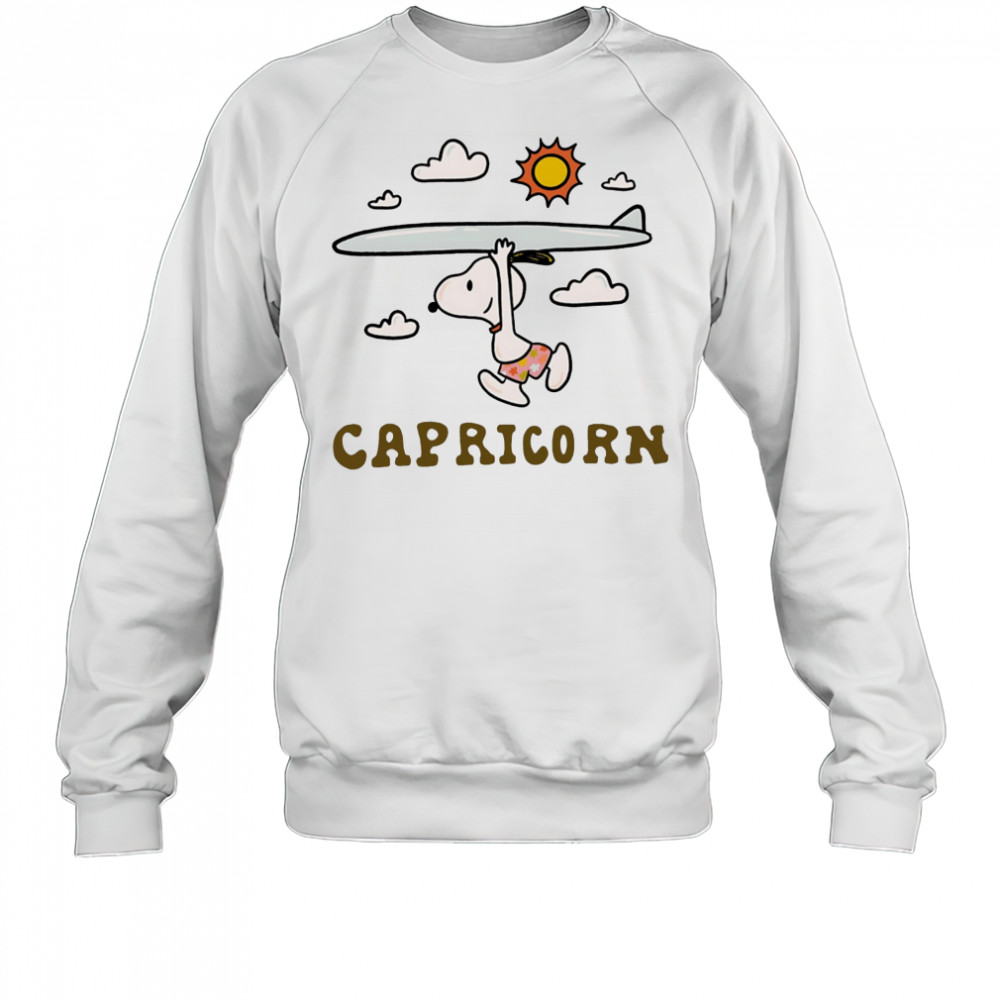 Snoopy Capricorn Zodiac shirt Sweatshirt