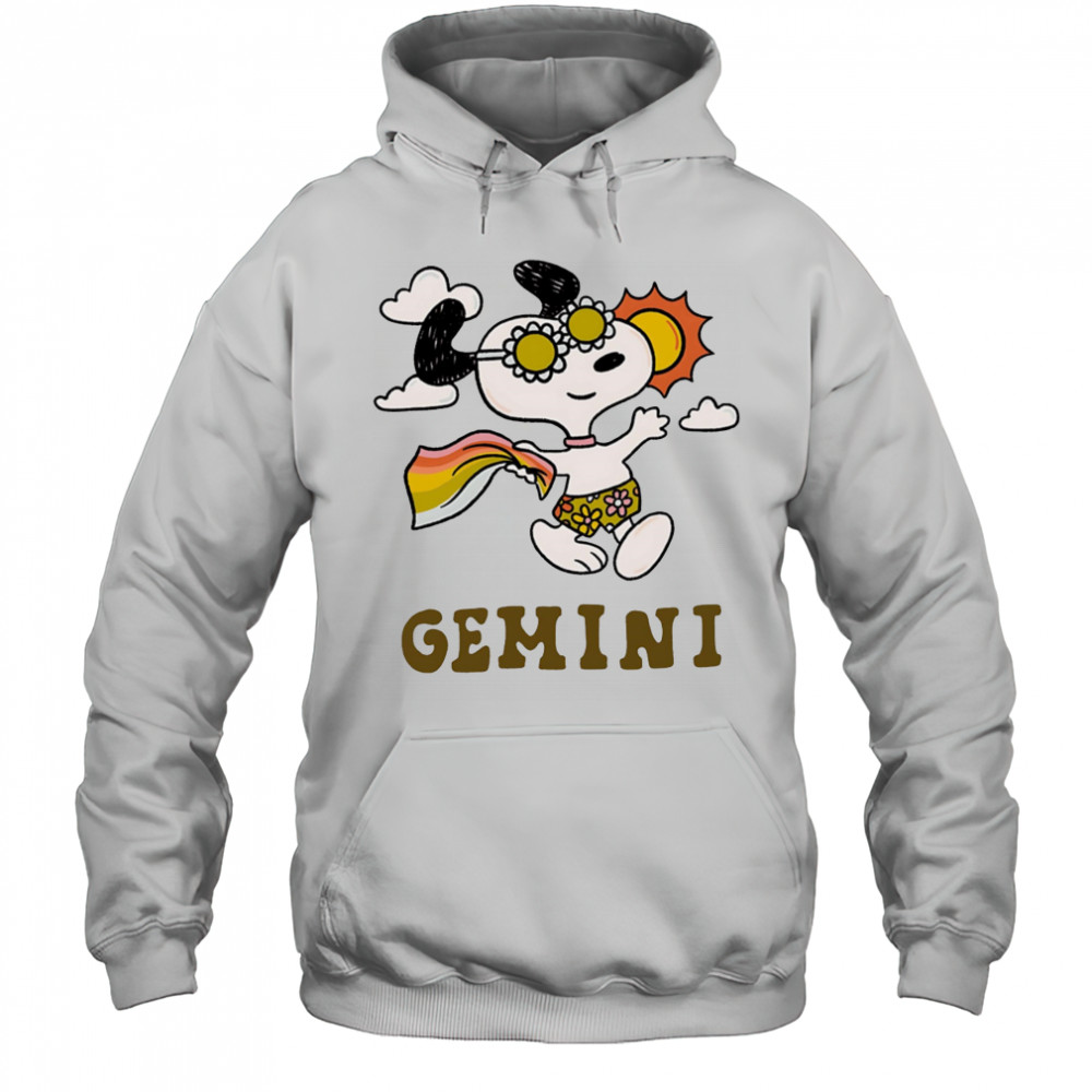 Snoopy Gemini Zodiac shirt Hoodie