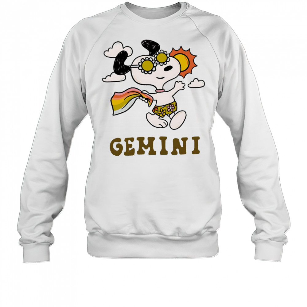 Snoopy Gemini Zodiac shirt Sweatshirt