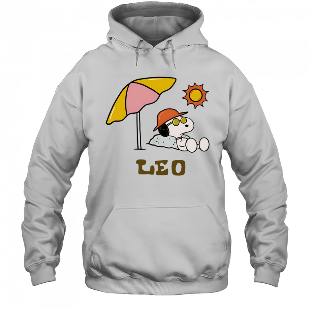 Snoopy Leo Zodiac shirt Hoodie