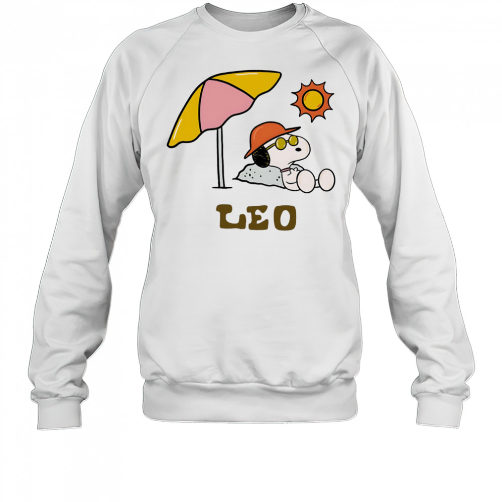 Snoopy Leo Zodiac shirt Sweatshirt