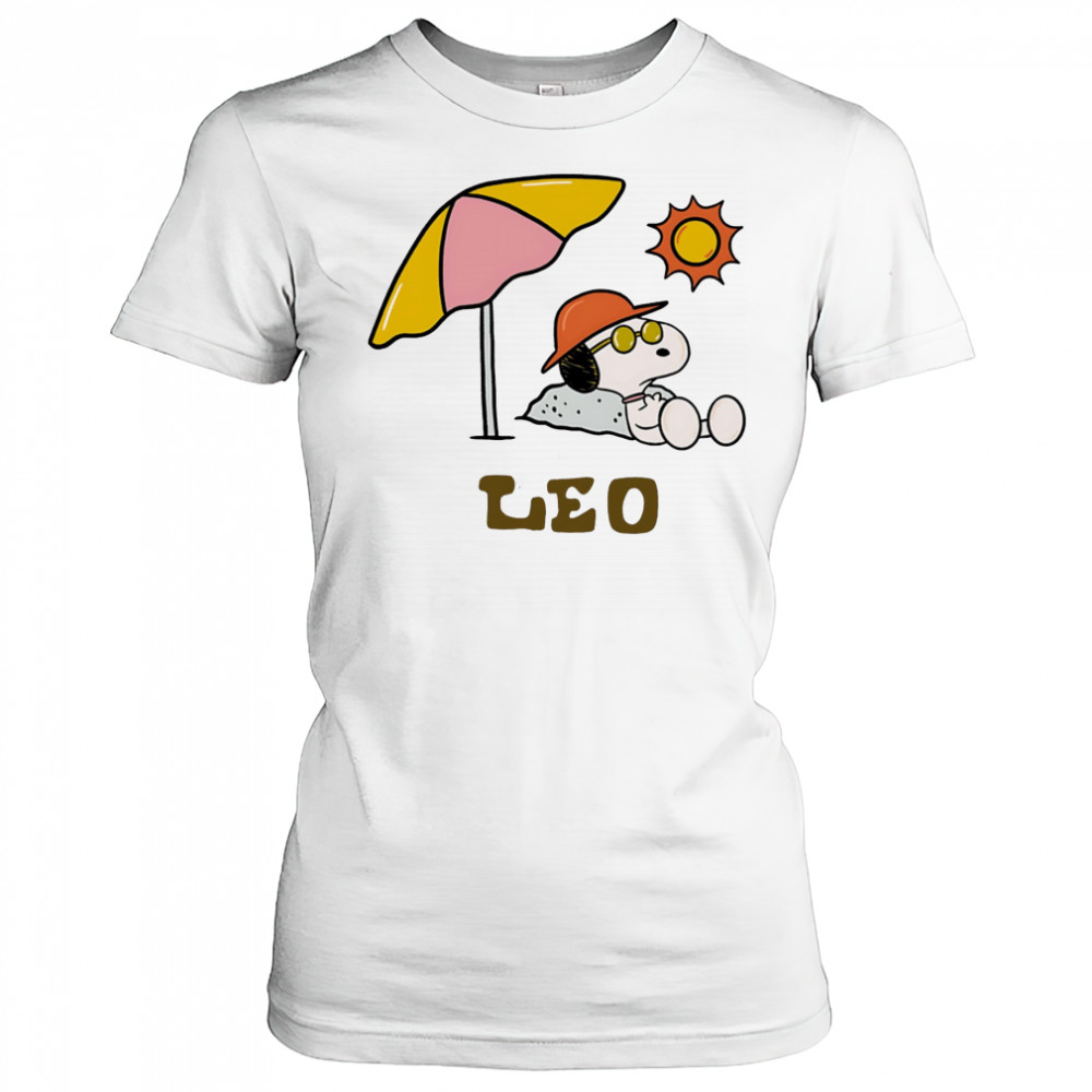 Snoopy Leo Zodiac shirt Women's T-shirt