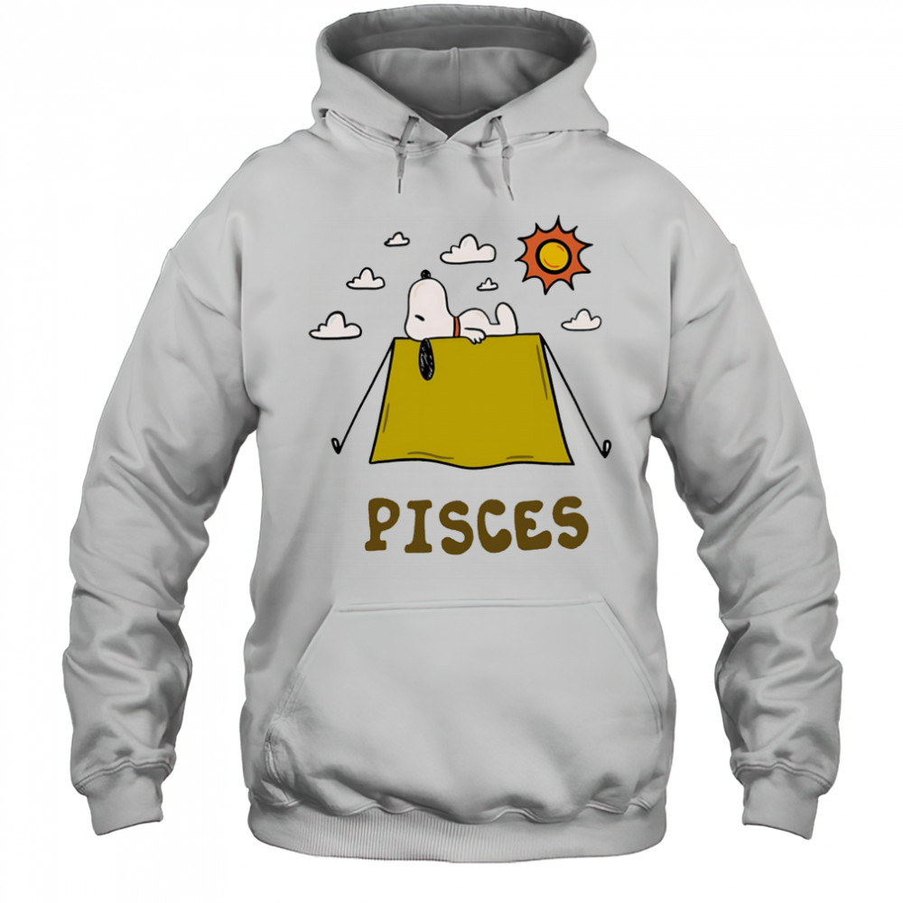 Snoopy Pisces Zodiac shirt Hoodie