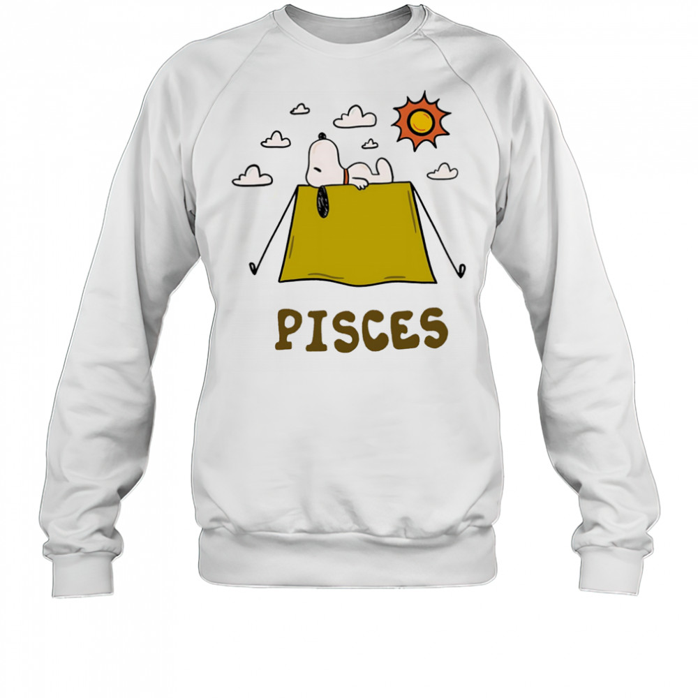 Snoopy Pisces Zodiac shirt Sweatshirt