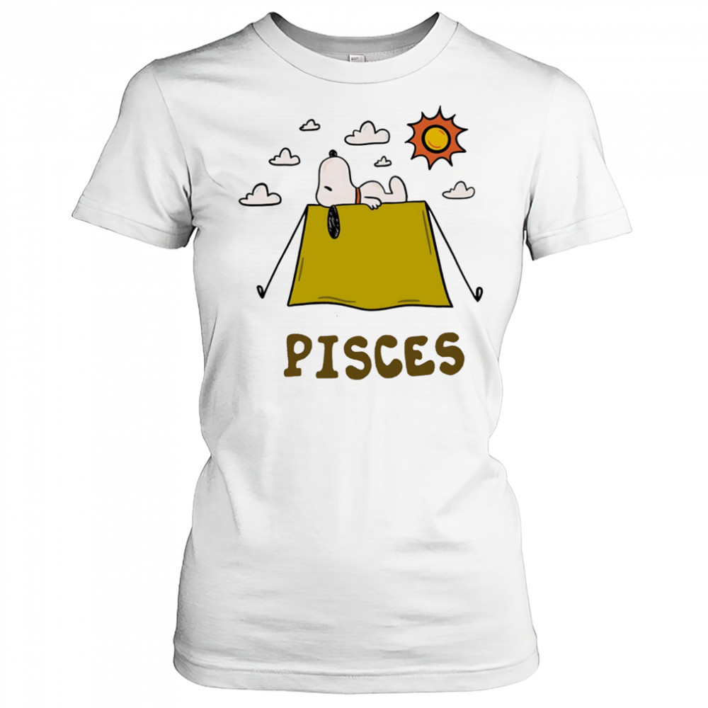 Snoopy Pisces Zodiac shirt Women's T-shirt