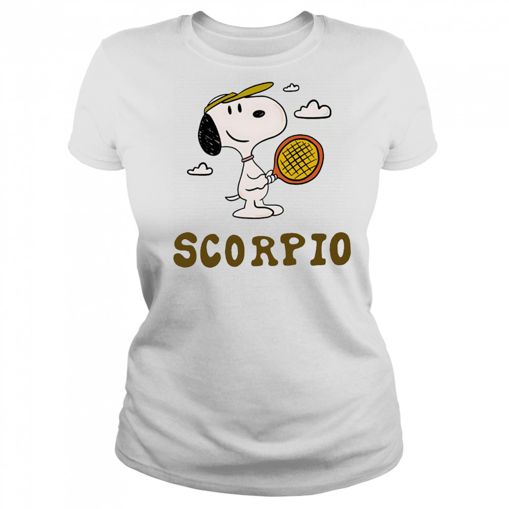Snoopy Scorpio Zodiac shirt Women's T-shirt