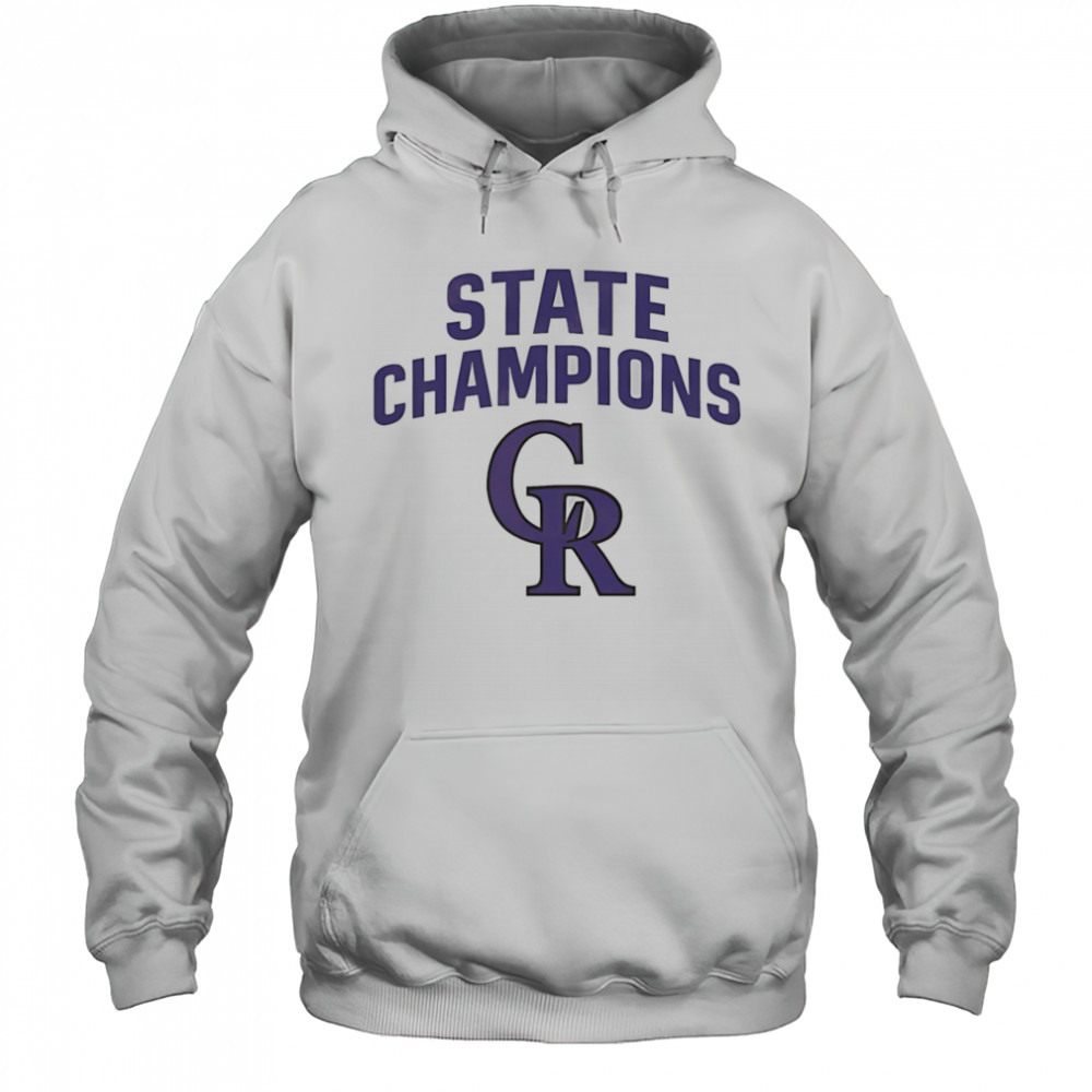 State Champions Colorado Rockies shirt Hoodie