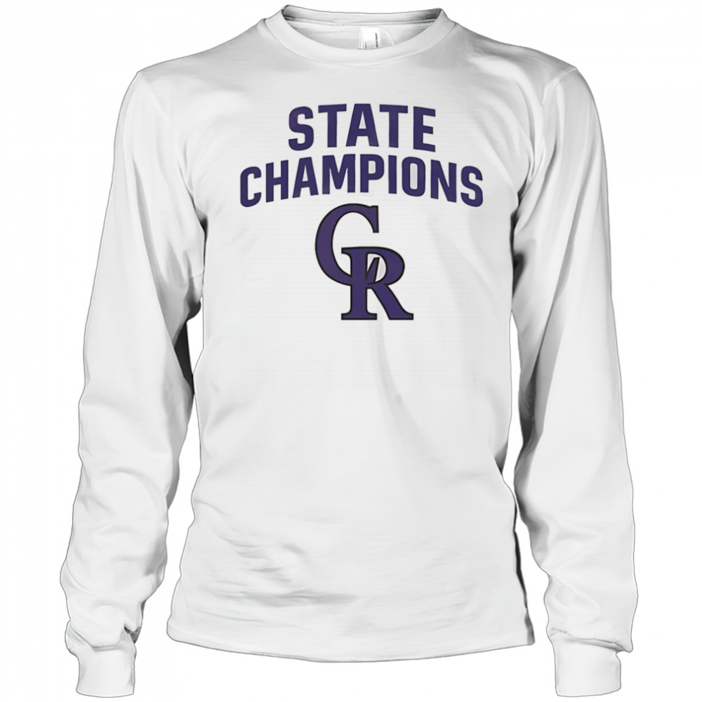 State Champions Colorado Rockies shirt Long Sleeved