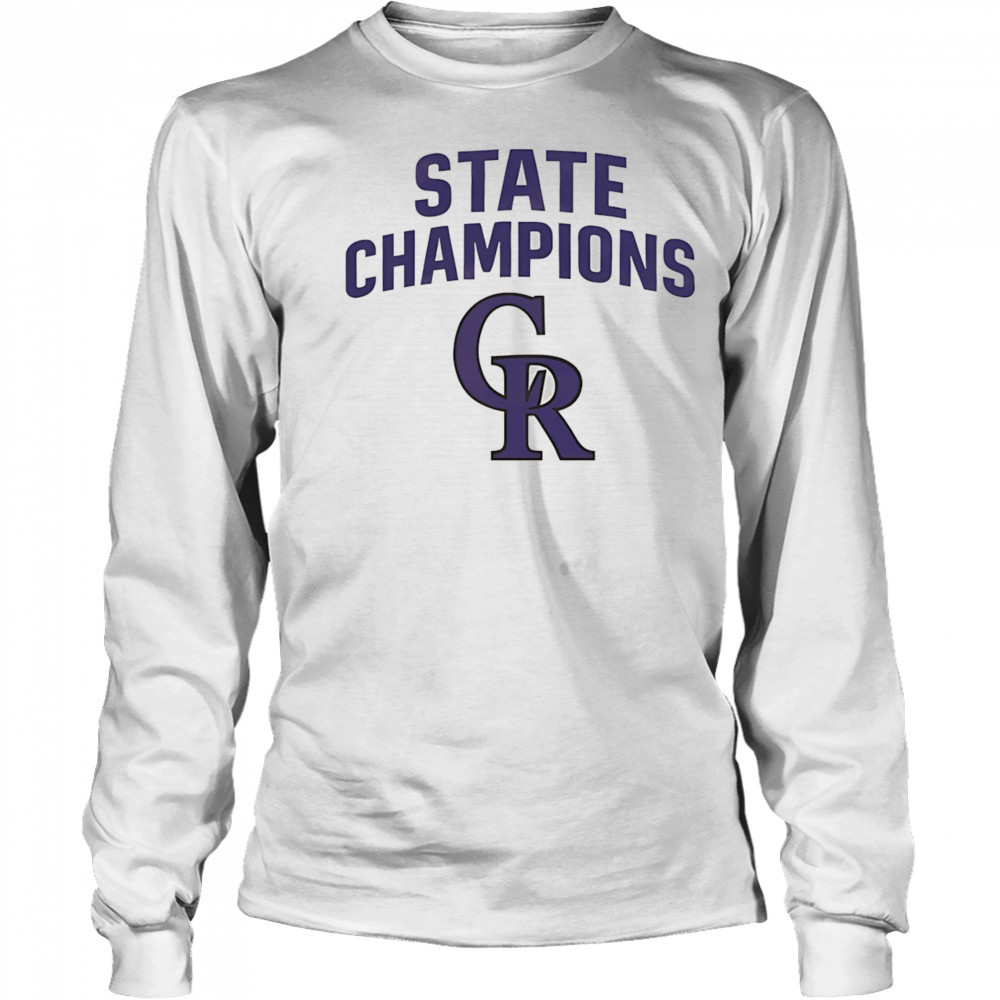 State Champions Colorado Rockies shirt Long Sleeved