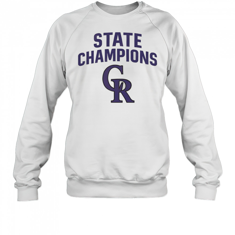 State Champions Colorado Rockies shirt Sweatshirt