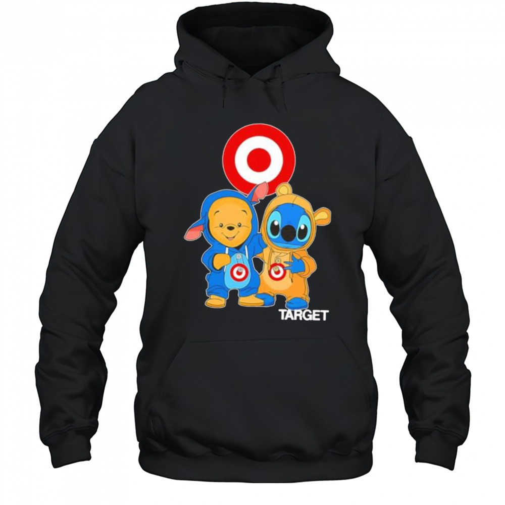 Target pooh and stitch friends shirt Hoodie