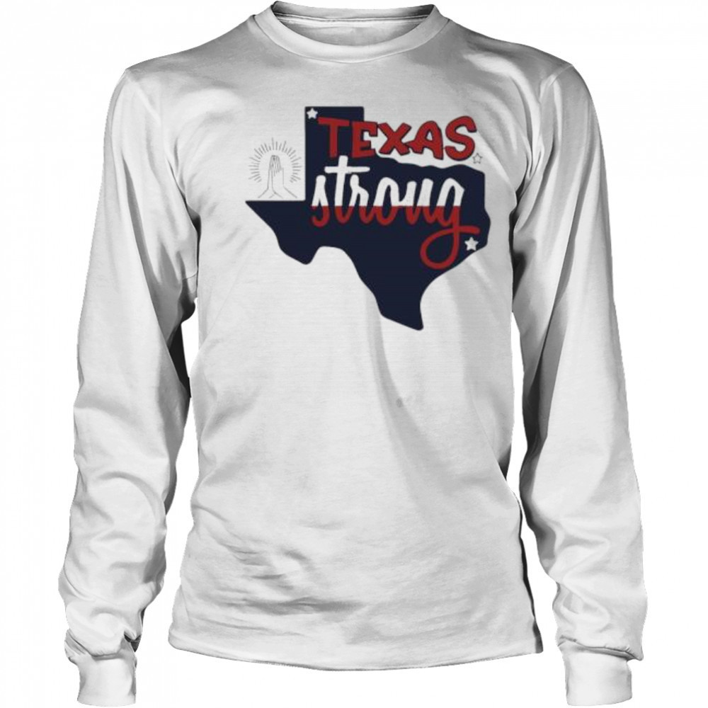 Texas Strong Map shirt Long Sleeved