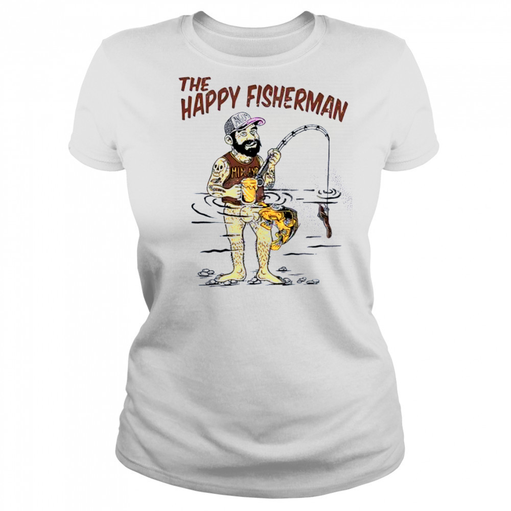 The Happy Fisherman vintage shirt Women's T-shirt