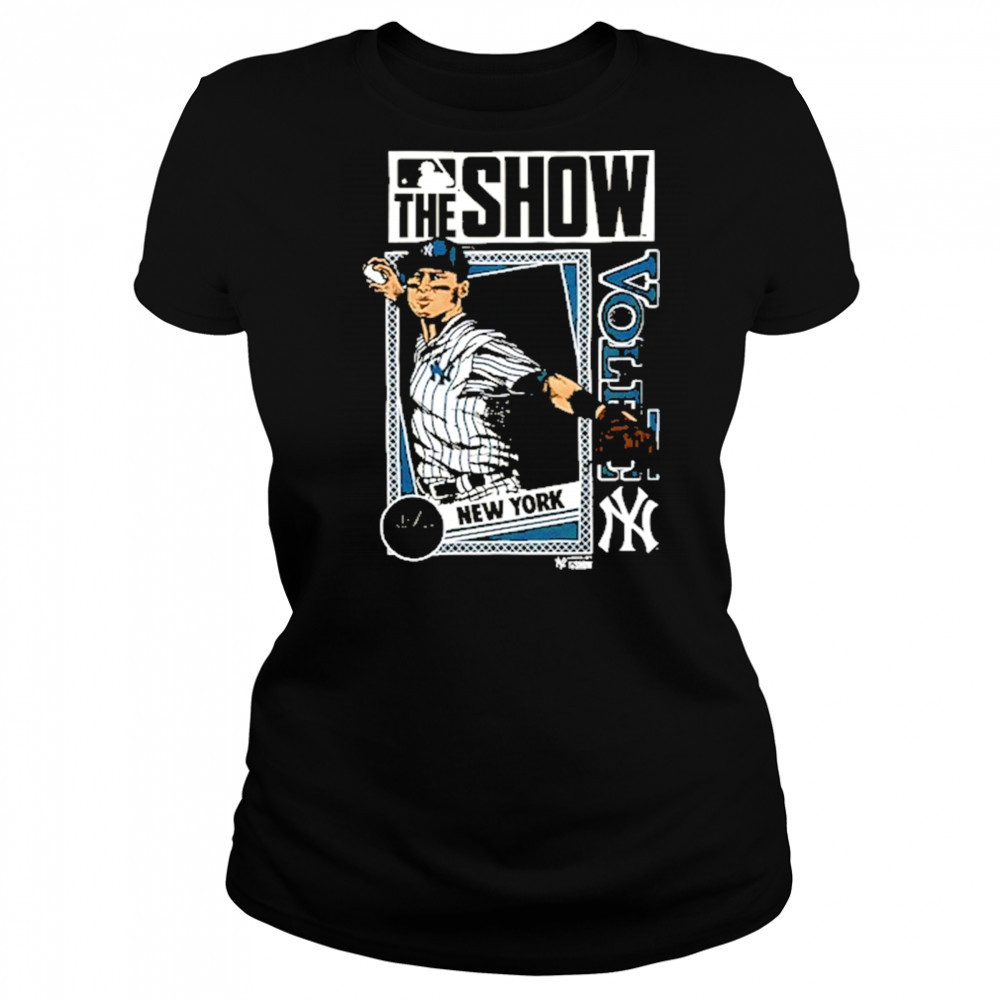 The Show Anthony Volpe New York Yankees MLB Baseball cartoon shirt Women's T-shirt
