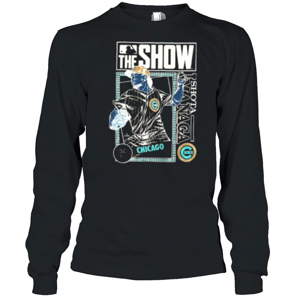The Show Imanaga Shota Chicago Cubs MLB Baseball cartoon shirt Long Sleeved