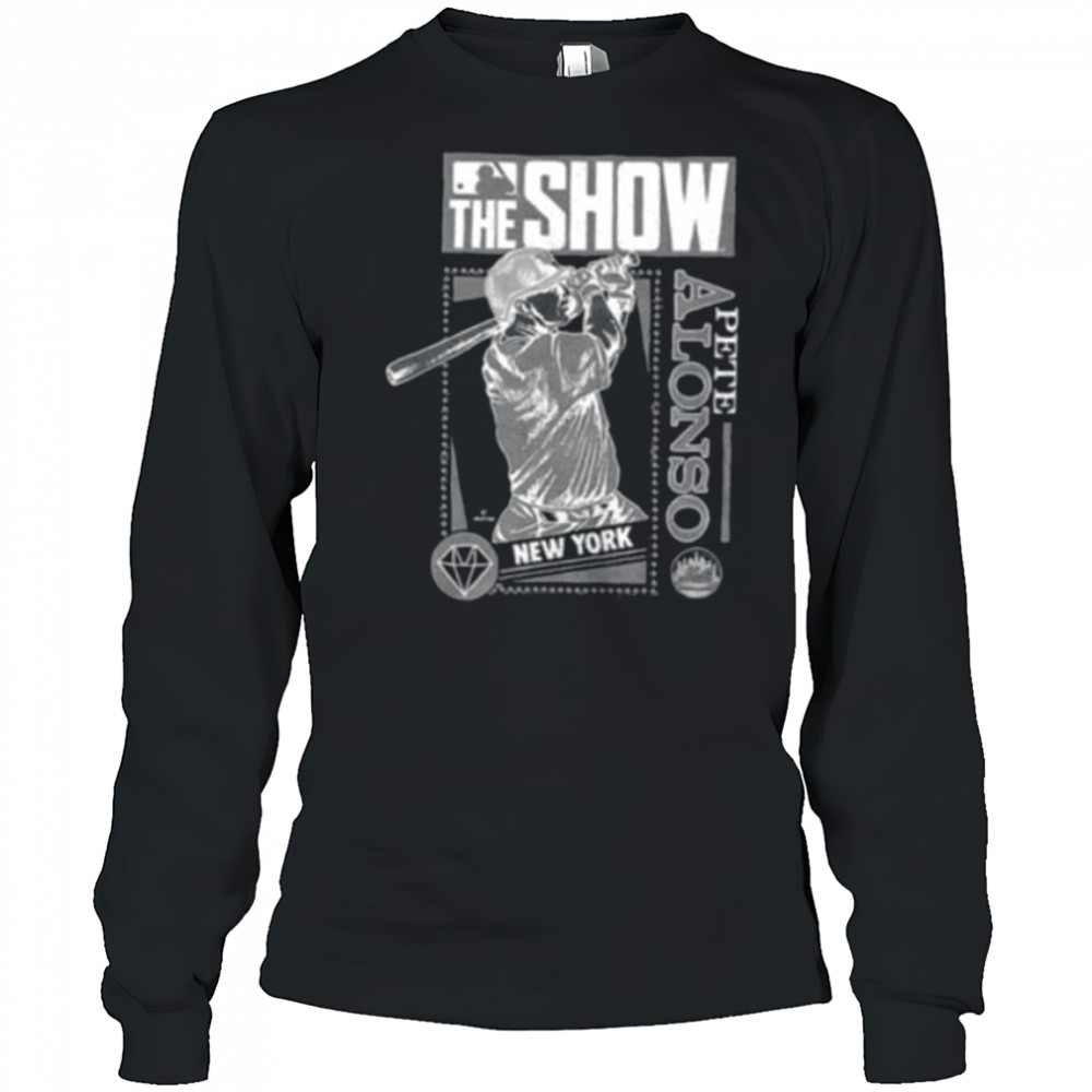 The Show Pete Alonso New York Mets MLB Baseball cartoon shirt Long Sleeved