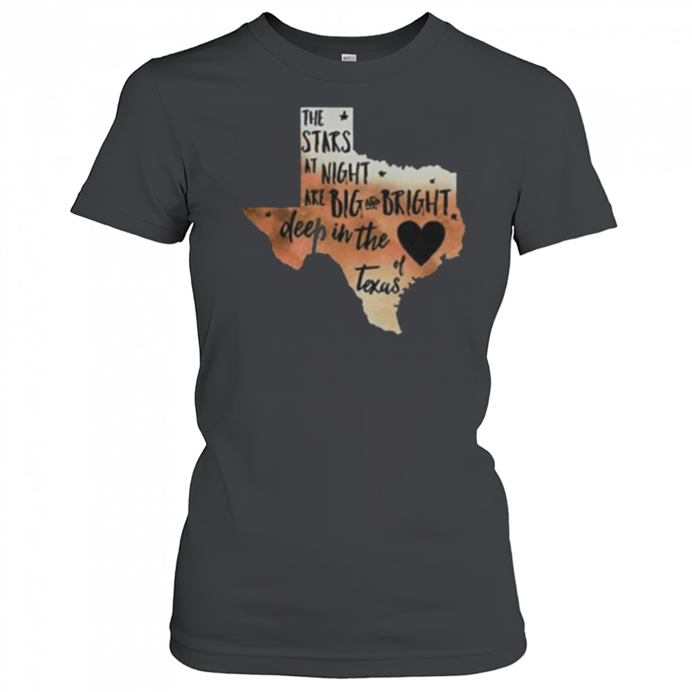 The stars at night are big and bright deep in the heart of Texas shirt Women's T-shirt