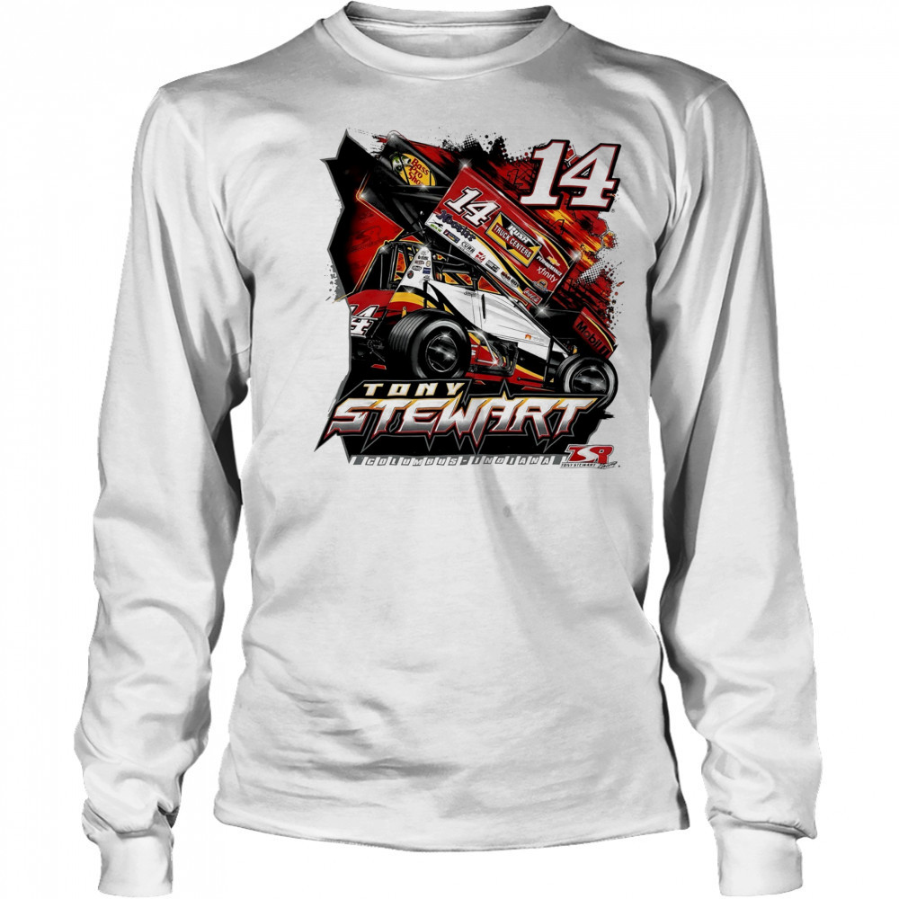 Tony Stewart 90s Nascar Racing Car shirt Long Sleeved