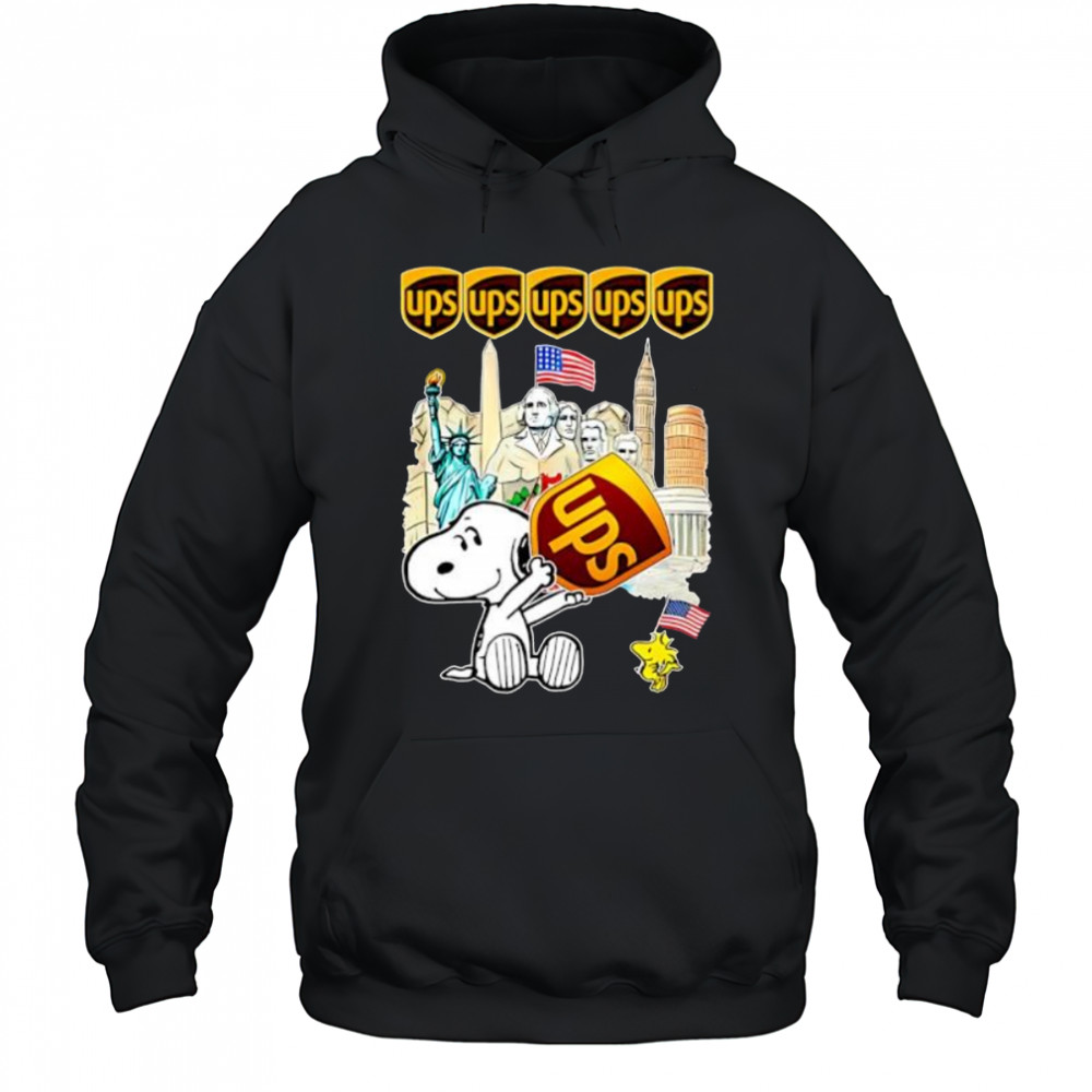 Ups with Snoopy freedom shirt Hoodie