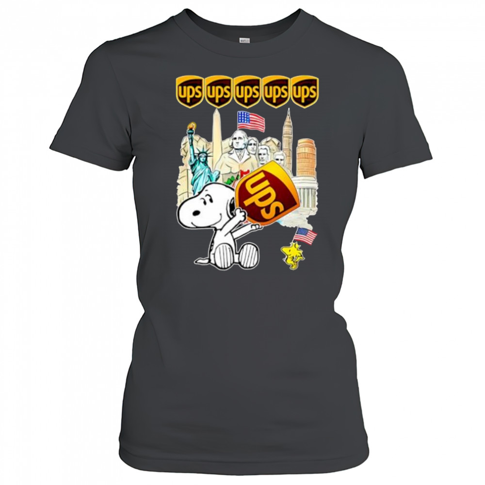 Ups with Snoopy freedom shirt Women's T-shirt